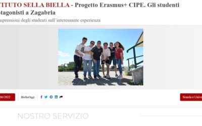 Italy – June 2022, CIPE on VercelliOggi